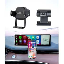 Masergogo Car Phone Holder for 2023-2025 Genesis GV70 Auto Accessories Navigation Bracket Interior Decoration Mobile Cell Phone Mount, 360° Rotation