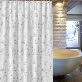 Modern chic marble pattern shower curtain bath curtain (150x180cm)