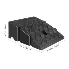 GANAZONO Portable Curb Ramps, Kerb Ramps Heavy Duty Threshold Ramp Kit Threshold Ramp Mat for Car Trailer Truck Bike Motorcycle