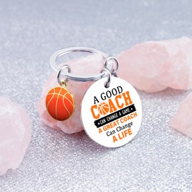 Uerifr Coach Appreciation Gifts Thank You Coach Keychain Gift For Coaches Mentor Best Coach Gifts For Men Basketball Football Soccer Volleyball Team Softball Fitness Instructor