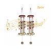 Generic Campanas De Viento Para Jardín Exteriores Decoración 2pcs