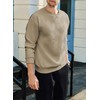 Meilicloth Men's Sweatshirt Raglan Sweat Long Sleeve Crew Neck Basic
