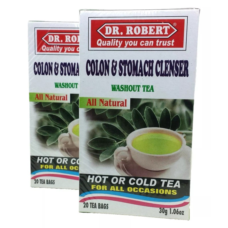 Dr. Robert Colon & Stomach Clenser Tea, 2 pack -