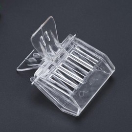 DEFKIYT Queen Bee Cage Clip, 5 PCS Queen Clip Plastic Bee Queen Clips Transparent Plastic Cage Clips Queen Bee Cage Holder for Beekeeping Rearing Queen Bees