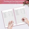 Check Registers for Personal Checkbook, Double Spiral Check Register Book,
