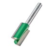 Trend CraftPro Straight Two Flute Router Cutter Bit, 1/4 Inch