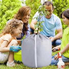 Winter Frost Blankets, Winter Oxford Cloth Freeze Protection Frost Blanket, Frost Cloth Cold Weather Tree Cover with Zippers for Shrub & Potted