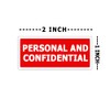 Personal and Confidential Stickers,Self Adhesive File Labels for Office Business,500