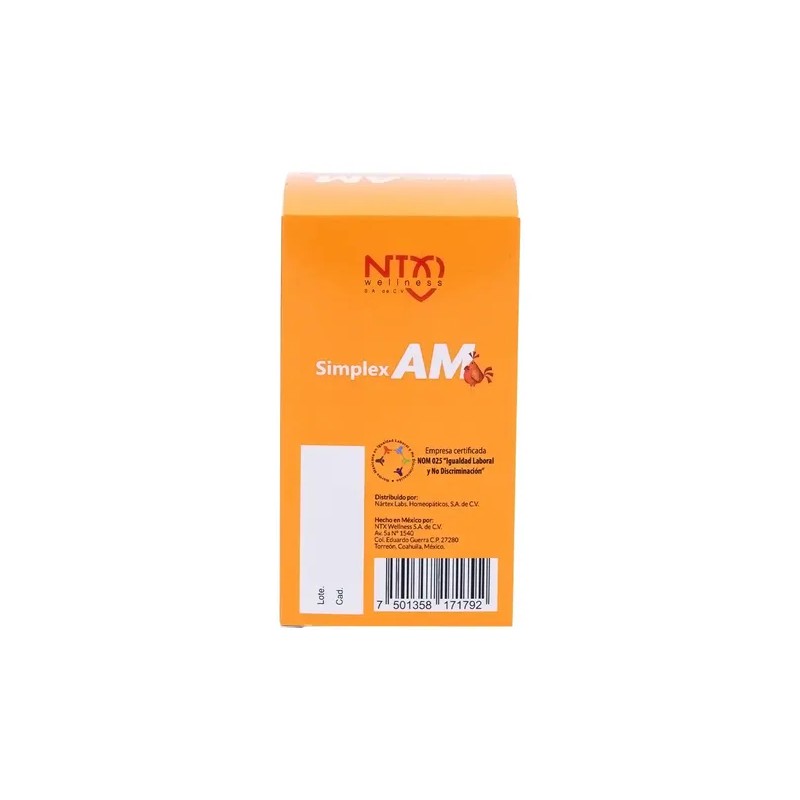 Suplemento Nutricional Magnesio Glicinato y Complejo B 30 Cápsulas Simplex