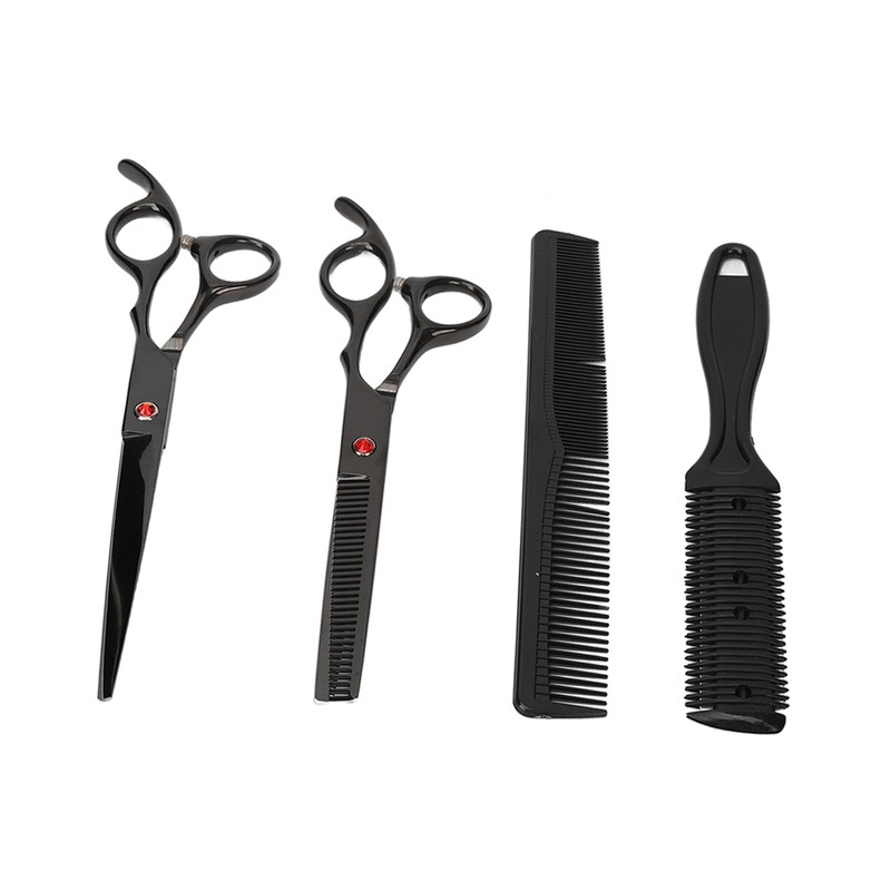 Hair Cutting Scissors Set with Straight Shear and Thinning Shear