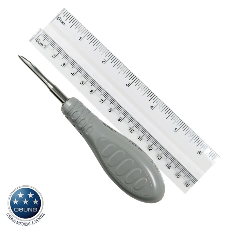 OSUNG Dental Elevator, Autoclavable handle, 3EL34, 3 pcs