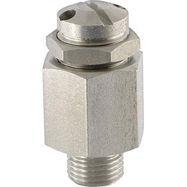 Fittingteile Mini Safety Valves Adjustable (Not Component Tested) Boiler Compressed Air Relief Valves (Thread Size: G 1/4 Inch - Material: Stainless Steel - Adjustment Range: 3-7 bar)
