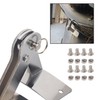 MWEDP Stainless Hinge Gasket Kit Compatible with Weber Smokey Mountain