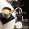 Black Cocktail Napkins - 800 Count Disposable Paper Napkins, 2-Ply