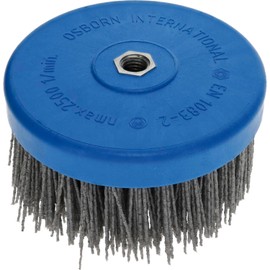 OSBORN Plate Brush 130 x 70 x 50 mm Plastic K80 M14