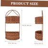 MAGICLULU Hanging Storage Basket Wall-mounted Pantry Basket for Home Organization
