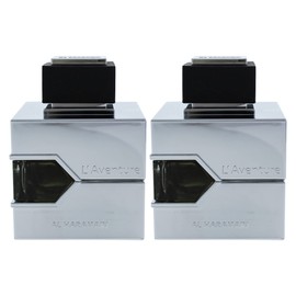 Al Haramain L'aventure Eau De Parfum Spray for Men, 3.4 Fl Oz (Pack of 2)