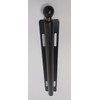 12-Inch Long Expendable and Reversible Pullout Closet Wardrobe Valet Rod