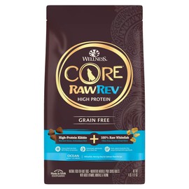 Wellness CORE RawRev Grain Free Ocean Whitefish, Herring Meal & Salmon Meal Recipe, 4 Pound Bag