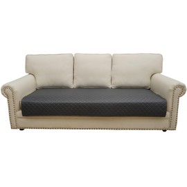 Eismodra Couch Covers for 3 Cushion Couch Sofa Cover Sectional Slipcovers Washable Furniture Protector for Dogs Pet L Shaped Chaise Lounge,Dark Gray 36 x 70 inches (Only 1 Piece)