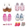 Set di accessori per bambole, scarpe e calze per bambole