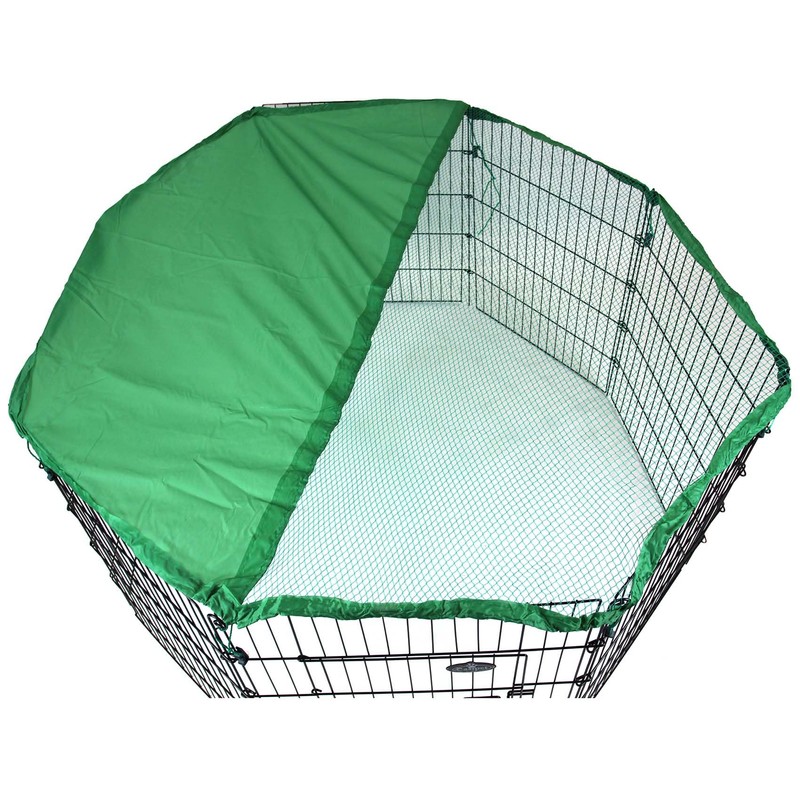 Easipet Pet Run Sunshield Cover, Polyester Protection for 8-Panel Metal