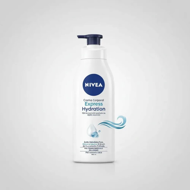 Crema Corporal Nivea Express Hydration 400ml Piel Normal A S
