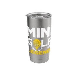 Mini Golf Legend Golfer Golfing Putter Swing Hole In One Stainless Steel Insulated Tumbler