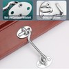 4 Cabin Hooks Stainless Steel Stainless Steel Gate Hook Lock