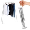 ANLEBUY Portable Garment Rack, Folding Clothes Rack, Collapsible Clothing Rack