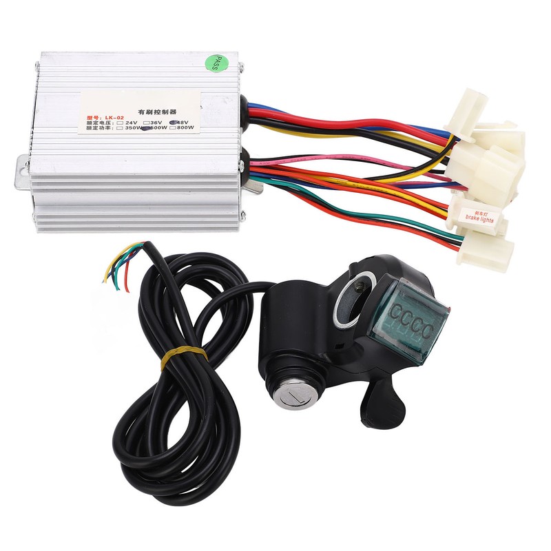 48V 500W Electric Bike Controller Thumb Throttle Set Electric Bicycle