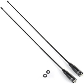 Walkie Talkie Antenna for Baofeng UV-5X3 Upgrade Triband HT Antenna 144-220-440Mhz SMA-F Compatie with Baofeng UV-5X3 UV-25X4 UV-82X3 BF-R3 UV-9S UV-5R MK3X Two-Way Radio (2 Pack)