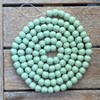 Mint Green Mini Felt Ball Pom Pom Garland, 6 Feet
