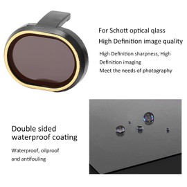 Akozon Drone Filter NDPL Neutral Density Polarizer Lens Filters for FIMI X8 Lens Professional Anti-Fouling and Scratch Resistant Photography Filter Kit Filter (ND16PL)
