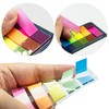 400pcs Neon Index Tabs, 5 Bright Colors Translucent Index Flags