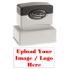 Infusion MaxLight Custom Logo Pre-Inked Rubber Stamp, 1" x 2",