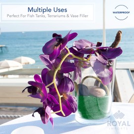 Royal Imports Decorative Beach Sand for Vase Filler, Wedding, Home Decor, Arts & Crafts, Fire Pit, Fireplace, Pet Tank Habitat - 4.5 LBS, Black