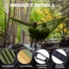 Camping Hammock - Single&Double Lightweigtht Nylon Hammocks with Tree Straps,