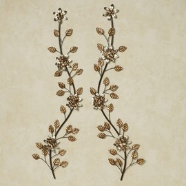 Touch of Class Bellissa Vining Metallic Wall Art Set