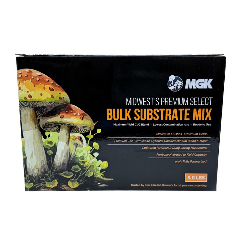 Myco Labs Premium Bulk Mushroom Substrate Mix | Fully Pastuerized