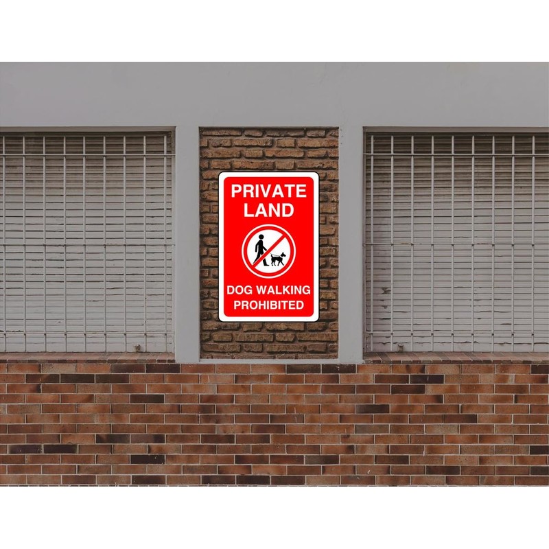Safety First Display LTD Private land dog walking prohibited -