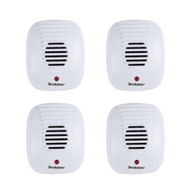 Brookstone Ultrasonic Pest Repeller - 4 Pack - Safe & Effective Chemical Free Pest Deterrent for Home