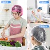 Annhua Shower Cap, Disposable Hair Cap, 100 Pieces, Waterproof, Guest