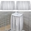 2 Pack Fabric Sink Skirt Diamond Bathroom Stitch Under Sink