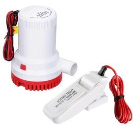 FengyingRise 1500gph Electric Marine Bilge Pump with Automatic Boat Bilge Pump Float Switch, for Areas In Ships
