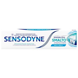 Sensodyne Zahnpasta Empfindlichkeit & Nagellack, für empfindliche Zähne, tägliche Zahnhygiene, Minze Geschmack, 75 ml