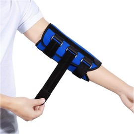 JTMKYO 1 Piece Blue Elbow Pads, Elbow Protection, Arm Stabilizer, Elbow Reinforcement Band, Elbow Brace, Adjustable Elastic Elbow Protection, Sleep Elbow Support