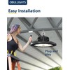 obullights Super Bright UFO LED High Bay Light 100W 15000LM