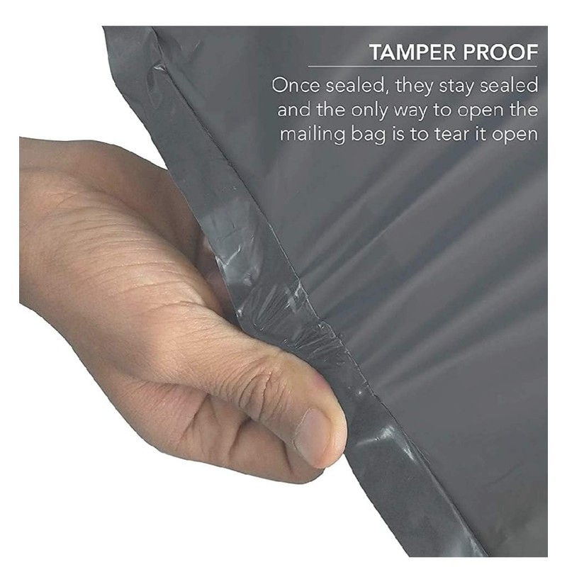 Grey Mailing Bags 4" X 6" (119X170mm), Strong Self Sealing