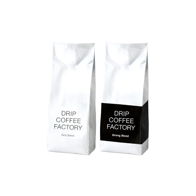 Drip Coffee Factory Rich & Strong Assorted Set, Medium Grind,